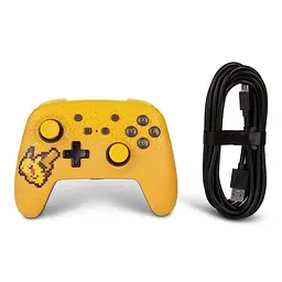PowerA Enhanced Wired Controller для Nintendo Switch (Pixel Pikachu) - мініатюра 5
