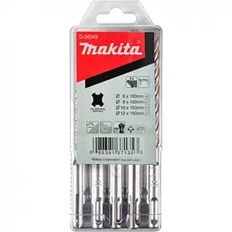 Набір бурів для перфоратора SDS-Plus Makita D-36049 (5 шт) - мініатюра 2