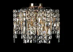 Кришталева люстра Splendid Ray LGH90360/6 (FGD) - стельова люстра з кришталем золото 40 см, висота 33 см, на 6 лампочок - мініатюра 2