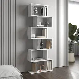 Полка для книг Vays стелаж для дому M-56 Білий