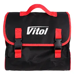 Автомобільний компресор Vitol 150psi 23Amp 50л шланг 5,0м R15-R18 з дефлятором клеми (K-55) - мініатюра 5
