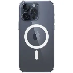 Чохол Clear Case with MagSafe для Apple iPhone 15 Pro Max Transparent AA [92693] - мініатюра 2