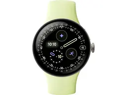 Смарт-годинник Google Pixel Watch 4 41mm Wi-Fi Champagne Gold Aluminum case / Lemongrass Active Band - мініатюра 2
