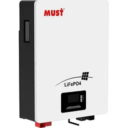 Акумулятор Must LiFePO4 24V (25.6V/100Ah/2560Wh) (LP16-24100) [127033]