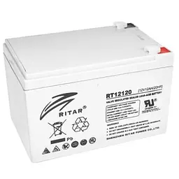 Батарея до ДБЖ Ritar AGM (RT12120), 12V-12Ah (RT12120)