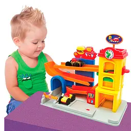 Ігровий набір зі звуком Kiddieland Цікавий гараж (055707) - мініатюра 3