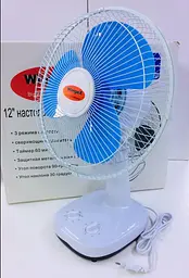 Настільний вентилятор з автоповоротом 80 (Вт) Wimpex WX 1203 - мініатюра 3