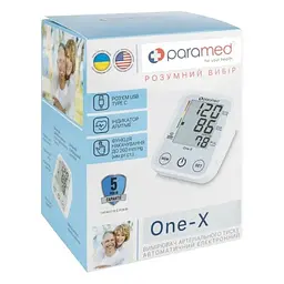 Тонометр Paramed One-X автоматичний Type-C на плече