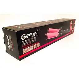 Потрійна плойка для волосся Gemei GM 1956 - мініатюра 6