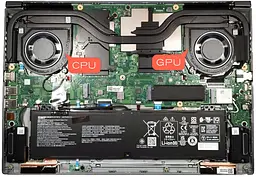 Вентилятор кулер для моделей ноутбука Acer Swift X SFX16-61G для CPU (23.KN8N7.002), 5V, 4pin - мініатюра 3