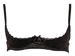 Бюстгальтер відкритий Cottelli Lingerie 85C (чорний) - мініатюра 7