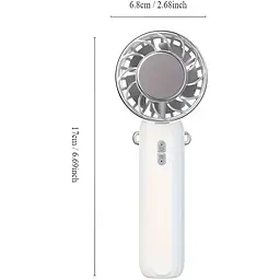 Портативний вентилятор DK K36 White [110322] - мініатюра 3