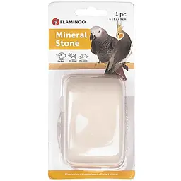 Flamingo Mineral Stone фламінго мінеральний камінь для птахів з вітамінами, 6х9,2х3 см