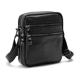 Чоловіча шкіряна сумка через плече Tiding Bag M56-3646A - мініатюра 7