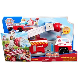 Ігровий набір Paw Patrol Пожежна рятувальна місія Великий пожежний автомобіль делюкс зі світловими та звуковими ефектами (SM97239/6072600)