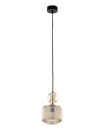 Підвісний світильник, люстра TK Lighting 11038 Sophia E14 1x10W IP20 бурштиновий