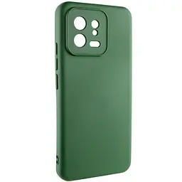 Чохол TPU GETMAN Liquid Silk Full Camera для Xiaomi 13 Pro Зелений / Dark green - мініатюра 2