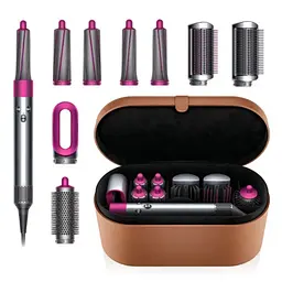 Стайлер фен-щітка 5 в 1 EM Hot Air Styler Мультистайлер для різних типів волосся завивки укладання волосся та надання об'єму HAIR BRUSH з Чохлом