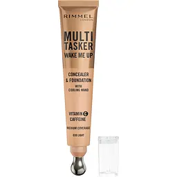 Тональна основа + консилер Rimmel Multi Tasker 2 в 1 відтінок 030 (Light) 20 мл - мініатюра 2
