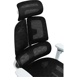 Офісне крісло GT Racer B-2450 White/Black [125571] - мініатюра 4