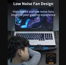 Охолоджувальна підставка для ноутбука 15.6 дюймів Ice Coorel K-5 Led Blue 5xfans - мініатюра 7