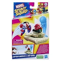 Набір іграшковий Hasbro Marvel Stunt Squad Герой проти лиходія Captain America vs Red Skull (F6895_F7064)  - мініатюра 4
