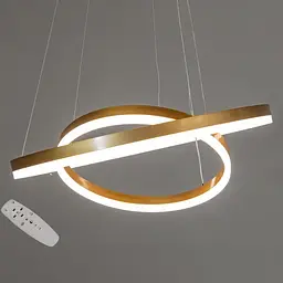 Підвісна Led люстра кільця D8174-600+400G