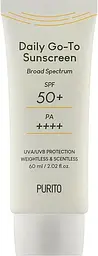 Легкий сонцезахисний крем Purito Daily Go-To Sunscreen SPF 50+ PA++++ 60 мл - мініатюра 2