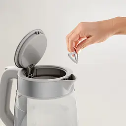Електрочайник Tefal Glass Kettle 1.7 л скло з підсвіткою сріблясто-сірий - мініатюра 5