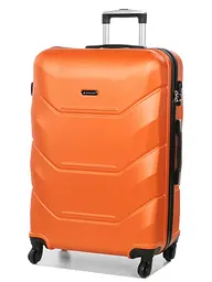 Валіза велика L Madisson Snowball 32303 пластикова 105л Помаранчевий