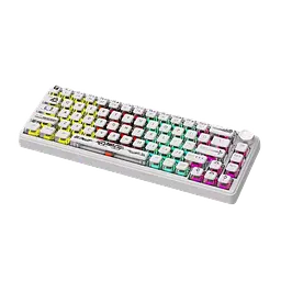 Клавіатура Ajazz AK690 Melard Switch MC Transparent White (AK680-MSMC-TW)