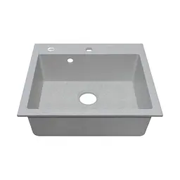Кухонна мийка Adamant PRIZMA old stone 590x495x200 мм, без крила 59 см - мініатюра 2