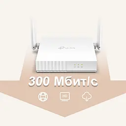Бездротовий маршрутизатор TP-Link Router TL-WR820N (v2) 300M Wireless (2-Antenna) (6469503) - мініатюра 6