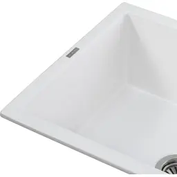 Мийка кухонна GRANADO NAVIA white з сифоном (775*495mm.) (gr3805) - мініатюра 3