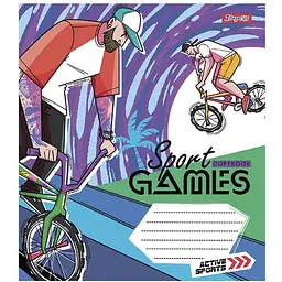 Набір зошитів 1 Вересня Sport Games A5 в лінію 36 листів 15 шт. - мініатюра 2