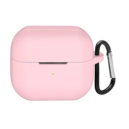 Силіконовий чохол для навушників Samsung Galaxy Buds 3/Buds 3 Pro/Buds 3 FE, Hang Case, рожевий, ультратонкий захисний кейс товщиною 2 мм, захист від подряпин, пилу та ударів, компактний, з карабіном для кріплення, ArmorStandart (ARM79988)