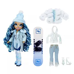 Лялька Rainbow High Winter Break Скайлер Бредшоу, з аксесуарами (574798) - мініатюра 6