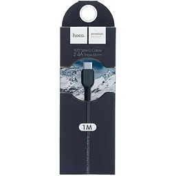 USB Cable Hoco X20 Flash Charged Type-C Black 1m - мініатюра 2