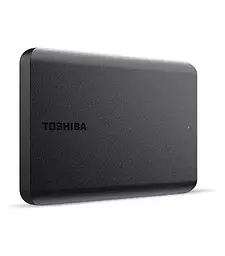 Зовнішній жорсткий диск Toshiba 2.5` USB 1.0TB Canvio Basics Black (HDTB510EK3AA) - мініатюра 2
