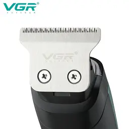 Бездротова машинка для стрижки волосся + 4 насадки, USB, VGR-975 / Акумуляторний тример для волосся та бороди - мініатюра 3