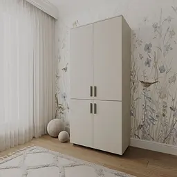 Шафа для одягу Doros Торн Кашемір 2 ДСП (полиці) 90х51.6х200 (44900448) - мініатюра 6