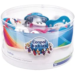 Набір круглих силіконових пустушок Canpol Babies 0-6 міс. 20 шт. (22/520)