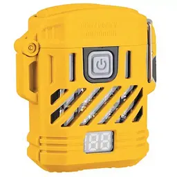 Ліхтар запальничка Multifunctional D53-2LED Box LCD TypeC (3+1 режим) - мініатюра 6