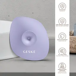 Щітка для обличчя GESKE Facial Brush 4 в 1 з тримачем фіолетова - мініатюра 6