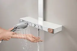 Душова система з термостатом для настінного монтажу Grohe Rainshower Aqua Pure 1009620000, Білий - мініатюра 5