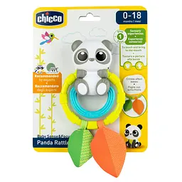 Іграшка-брязкальце Chicco Панда, 13х9х3 см (11593.00) - мініатюра 3