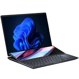 Ноутбук ASUS Zenbook Pro 14 Duo UX8402VV-P1046 14.5' 2.8K OLED, Intel i9-13900H, 32GB, F2TB, NVD4060-8, NoOS, Чорний (90NB1172-M002V0) - мініатюра 4