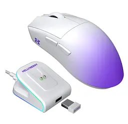 Ігрова миша HATOR HM-47 Pro Wireless Hellyberry ESports Gaming 26000dpi 50G White-Violet Gradient - мініатюра 2