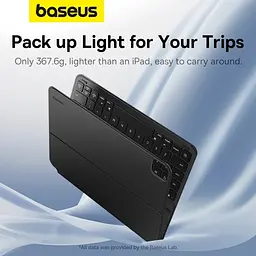 Клавіатура Baseus Brilliance Series Magnetic Keyboard Case for Pad Mini 6 8.3″ Cluster Black (with Simple Series Type-C Cable) (P40112602111-00) - мініатюра 5