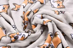 Плед Ardesto Flannel 200х160 см коргі сірий (ART0109PB) - мініатюра 5